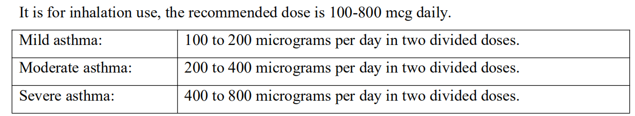 DOSAGE ET ADMINISTRATION